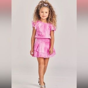 Loveshackfancy Girls Audette Mini Dress Little Girls